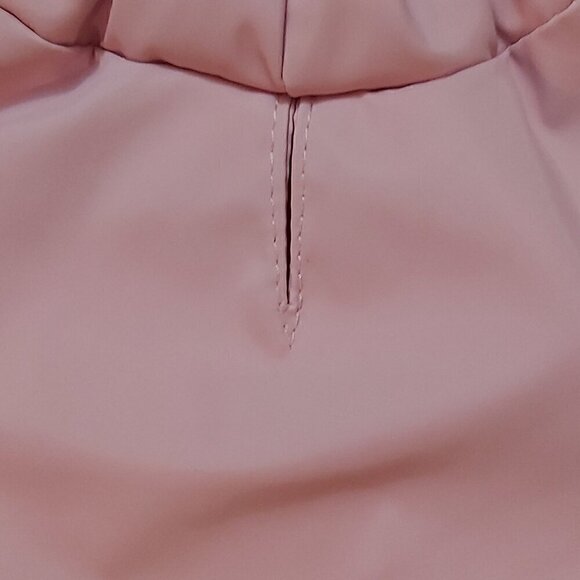 Pink Raincoat Size 2XL with Reflective Stripe, Velcro Closure, W/Leash Hole, 2XL - Picture 3 of 8